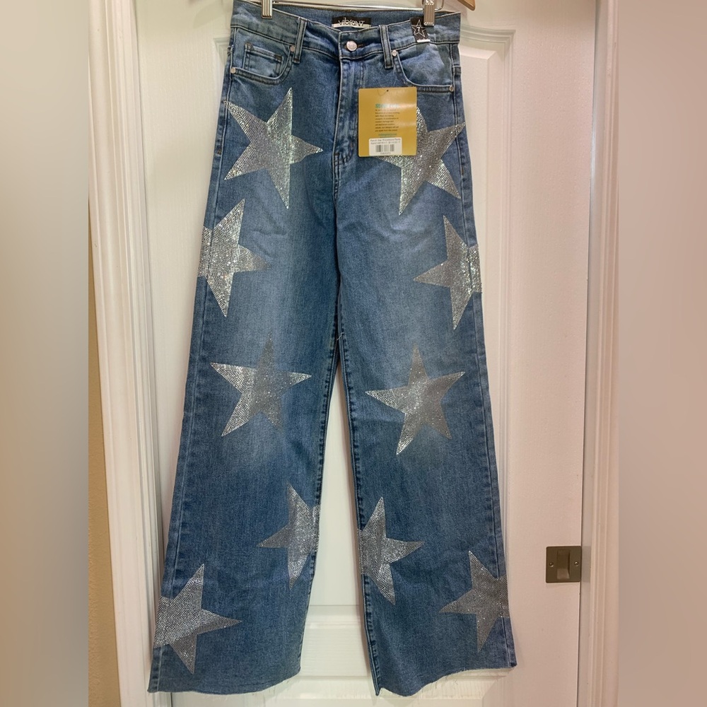 NWT Rodeo Quincy Ranch Star Rhinestone Pants
Size 7